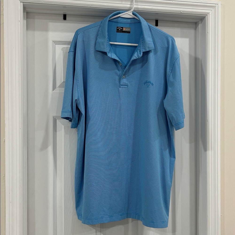 Callaway Light Blue Golf Polo Shirt